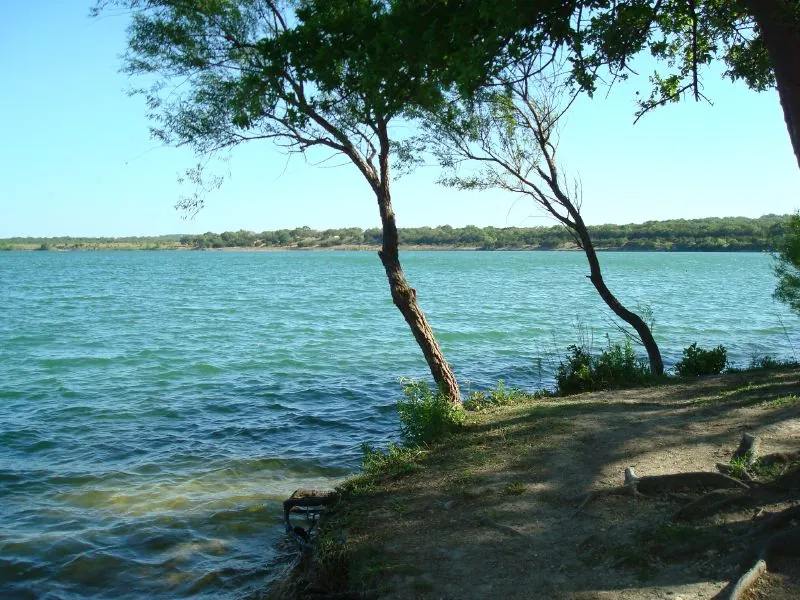 Boerne City Lake in Kendall County, Texas